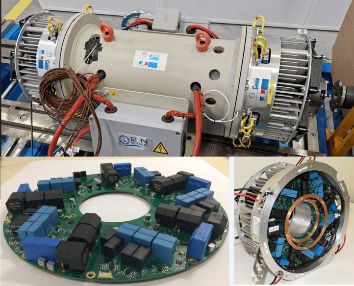 Prototype de moteur synchrone magnétique 2x5 phases – 40 kW